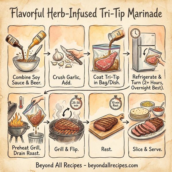 Flavorful Herb-Infused Tri-Tip Marinade instructions