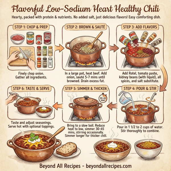 Flavorful Low-Sodium Heart Healthy Chili instructions