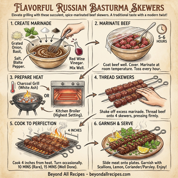 Flavorful Russian Basturma Skewers instructions