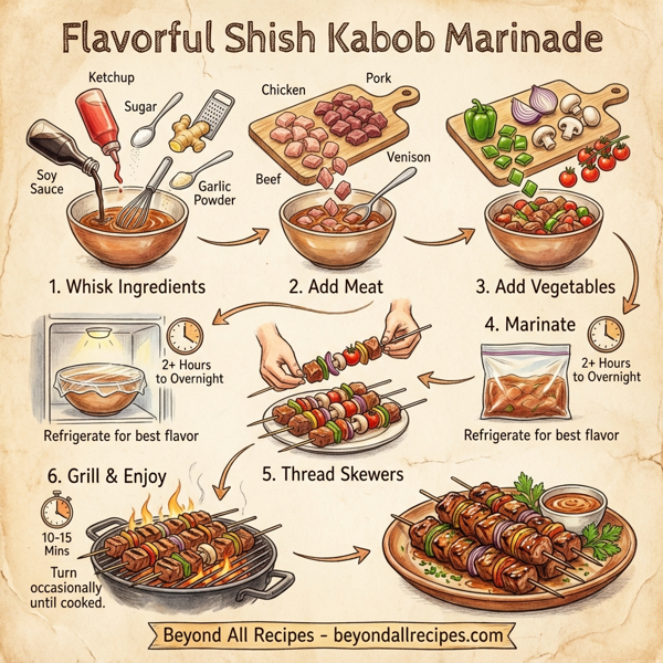 Flavorful Shish Kabob Marinade instructions