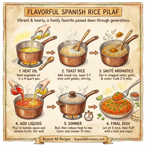 Flavorful Spanish Rice Pilaf instructions