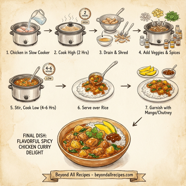 Flavorful Spicy Chicken Curry Delight instructions