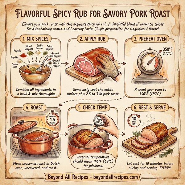 Flavorful Spicy Rub for Savory Pork Roast instructions