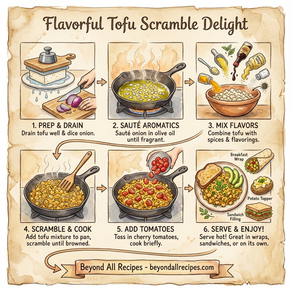 Flavorful Tofu Scramble Delight instructions