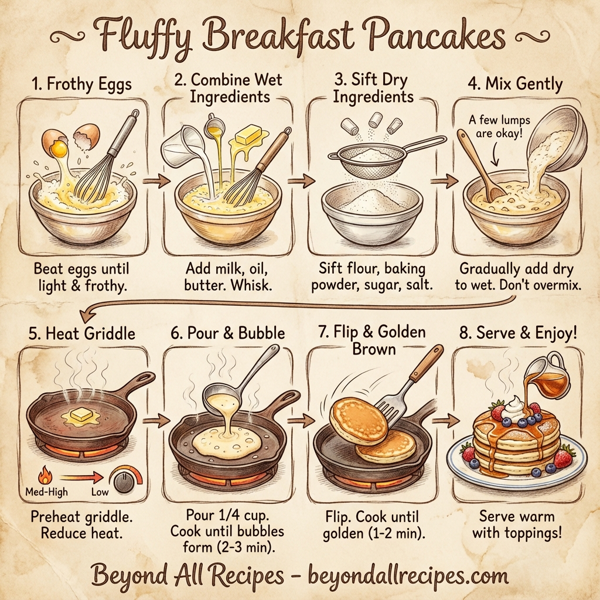 Fluffy Breakfast Pancakes instructions
