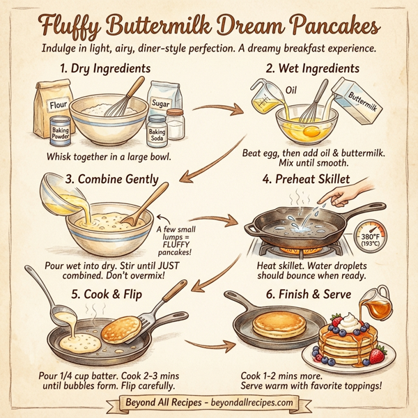 Fluffy Buttermilk Dream Pancakes instructions