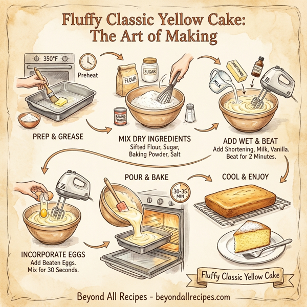 Fluffy Classic Yellow Cake instructions