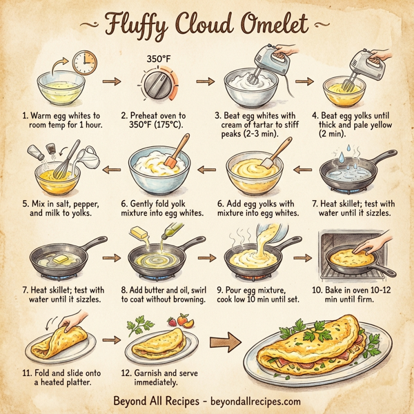 Fluffy Cloud Omelet instructions
