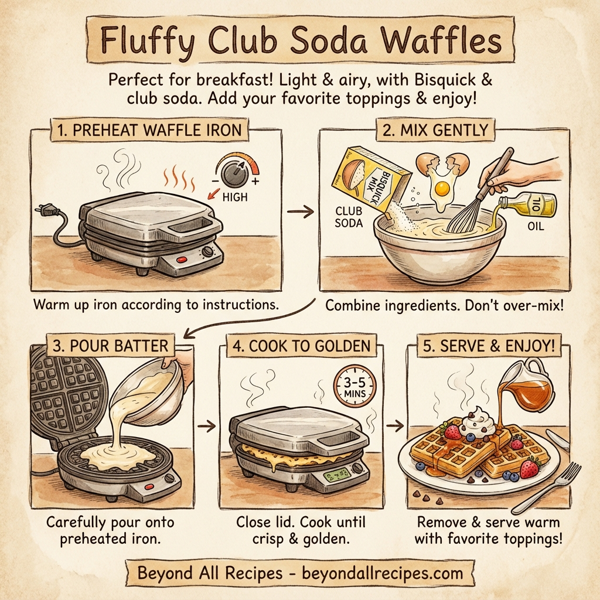 Fluffy Club Soda Waffles instructions