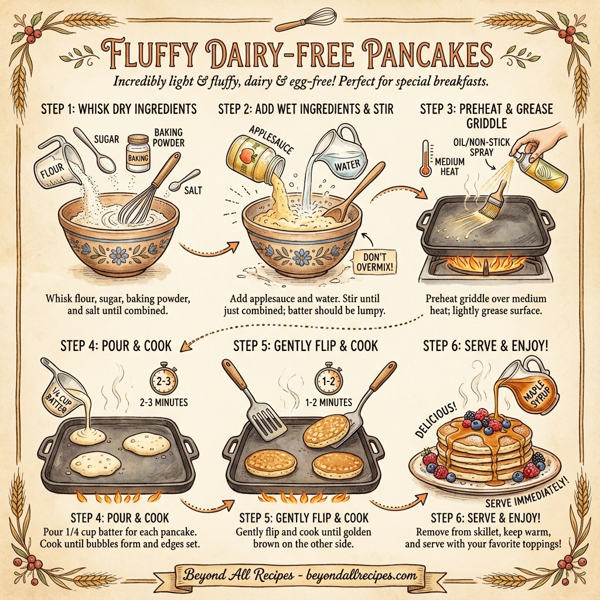 Fluffy Dairy-Free Pancakes instructions