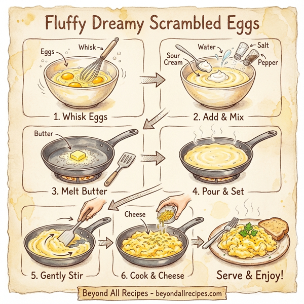 Fluffy Dreamy Scrambled Eggs instructions