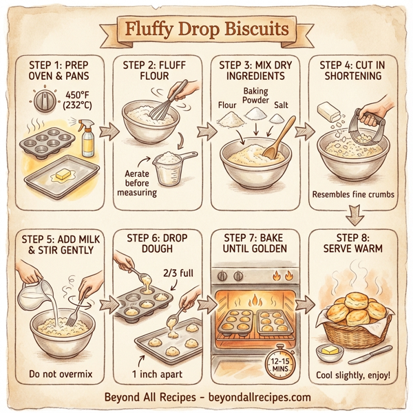 Fluffy Drop Biscuits instructions