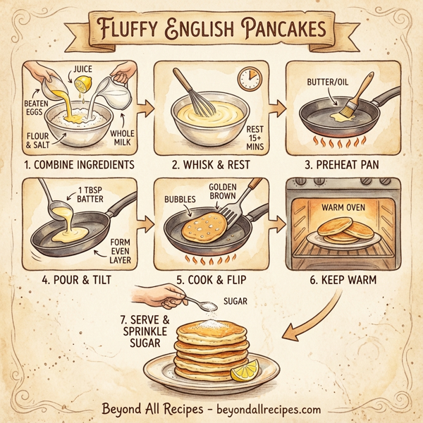 Fluffy English Pancakes instructions