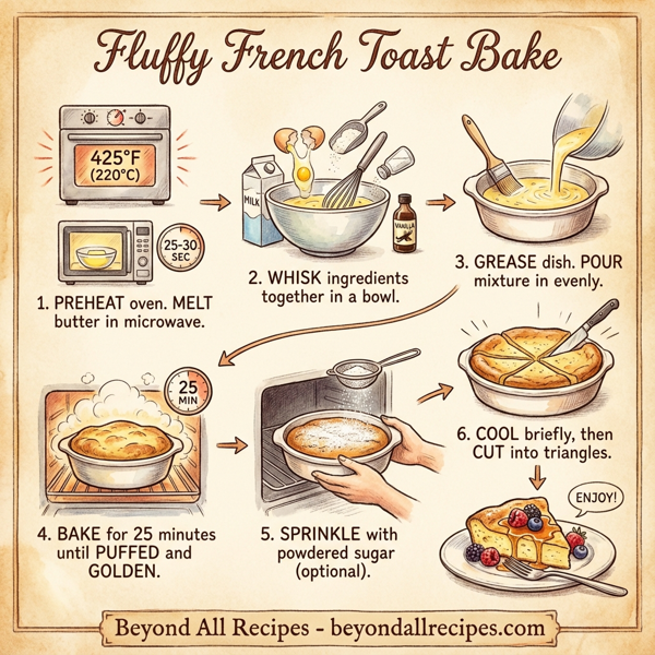Fluffy French Toast Bake instructions