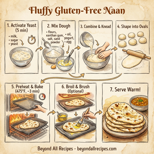 Fluffy Gluten-Free Naan instructions