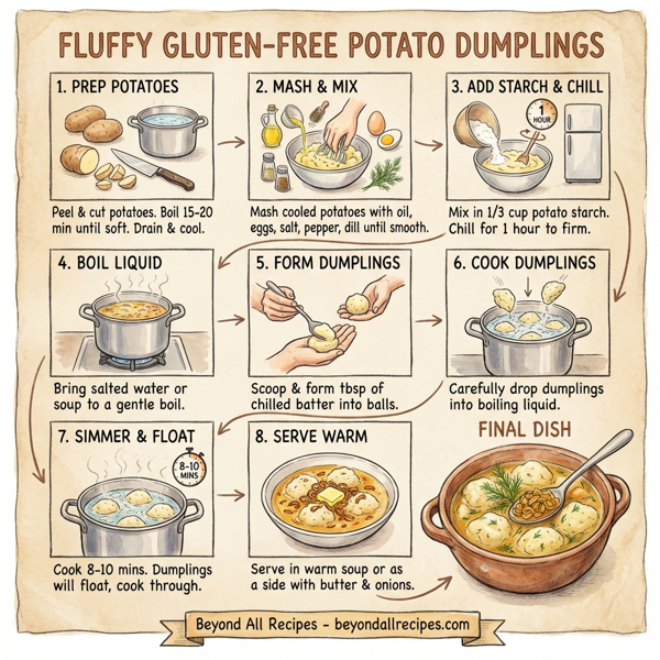 Fluffy Gluten-Free Potato Dumplings instructions