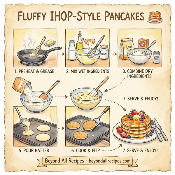 Fluffy IHOP-Style Pancakes instructions