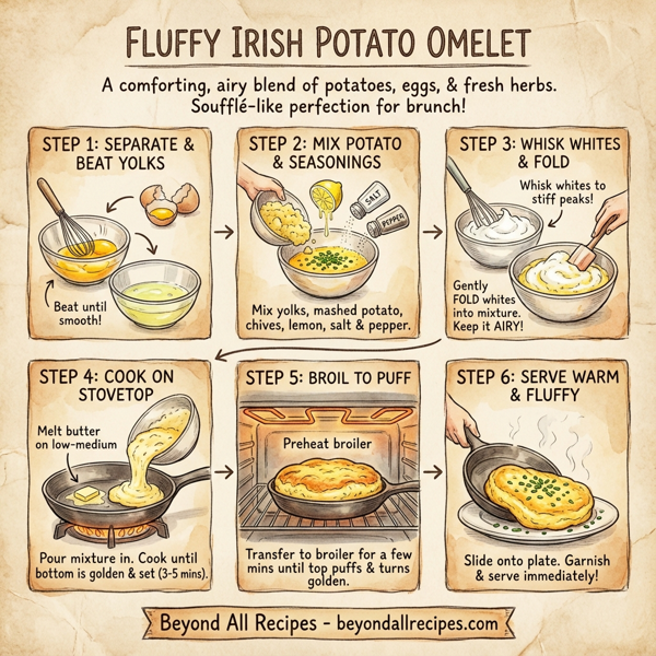 Fluffy Irish Potato Omelet instructions