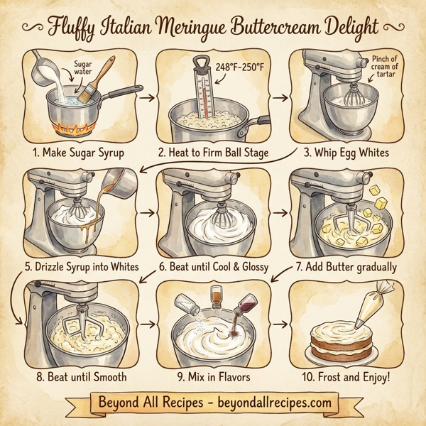 Fluffy Italian Meringue Buttercream Delight instructions