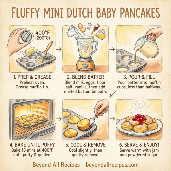 Fluffy Mini Dutch Baby Pancakes instructions