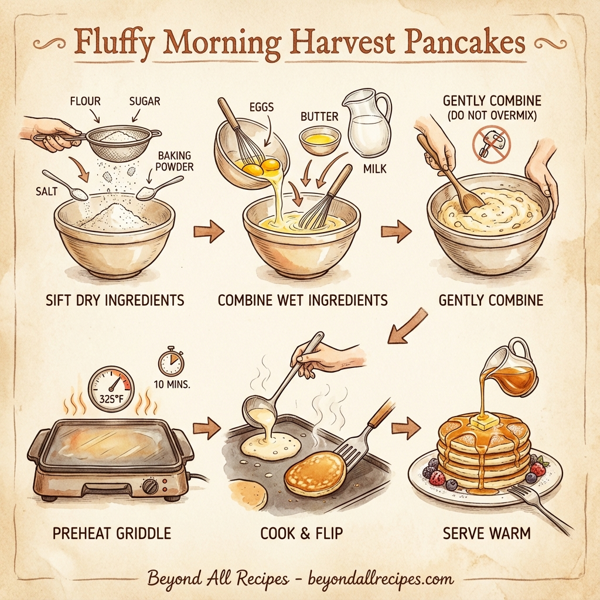 Fluffy Morning Harvest Pancakes instructions