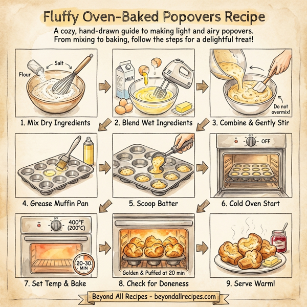 Fluffy Oven-Baked Popovers instructions