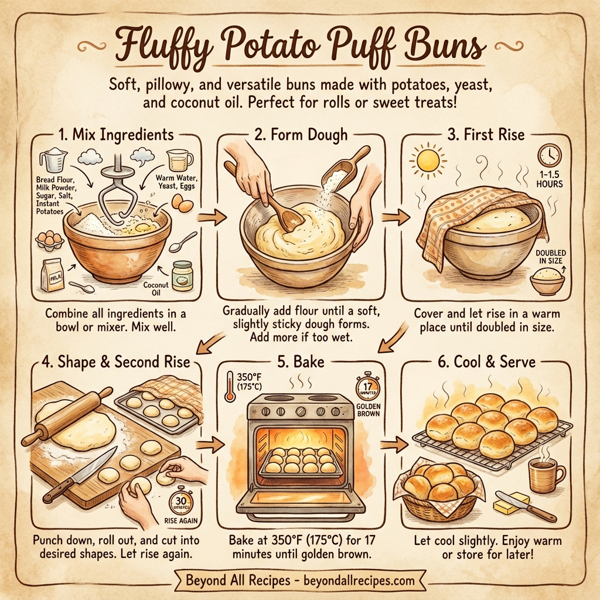 Fluffy Potato Puff Buns instructions