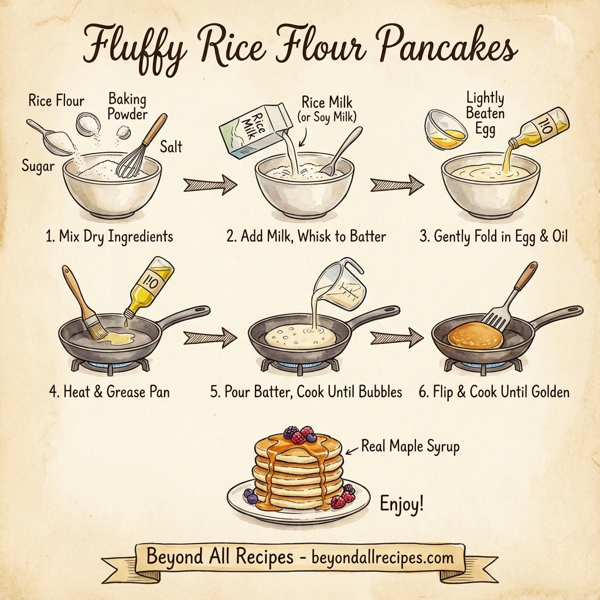 Fluffy Rice Flour Pancakes instructions