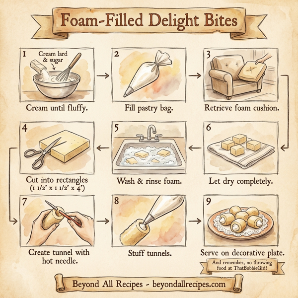 Foam-Filled Delight Bites instructions