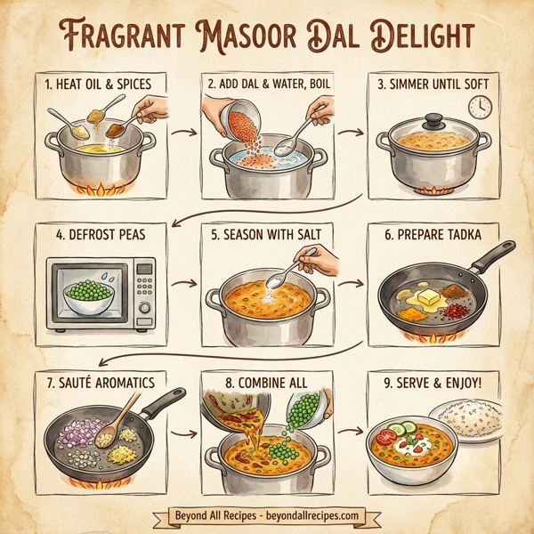 Fragrant Masoor Dal Delight instructions