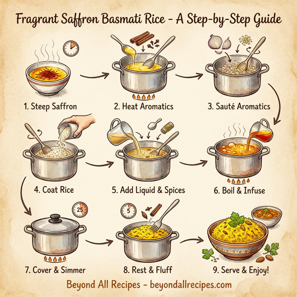 Fragrant Saffron Basmati Rice instructions