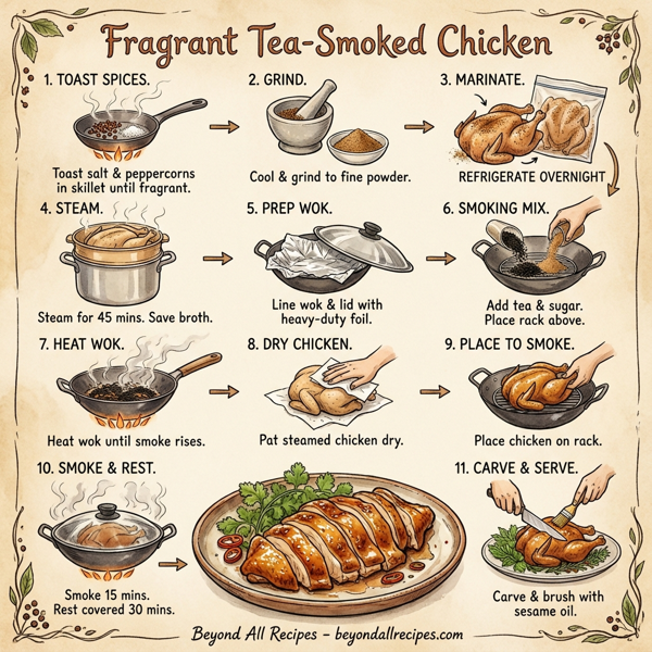 Fragrant Tea-Smoked Chicken instructions
