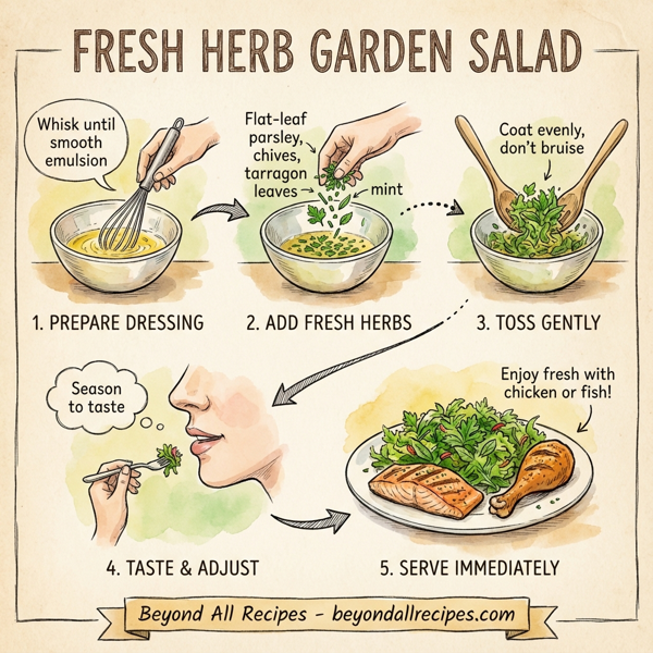 Fresh Herb Garden Salad instructions