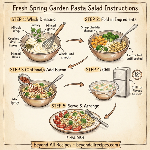 Fresh Spring Garden Pasta Salad instructions