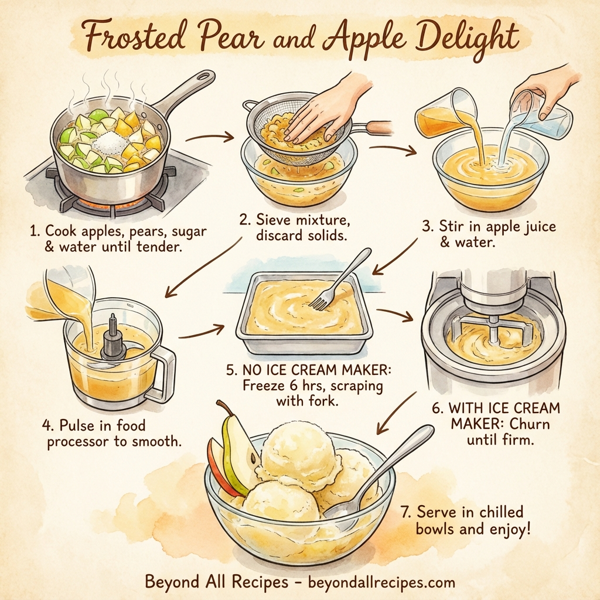 Frosted Pear and Apple Delight instructions
