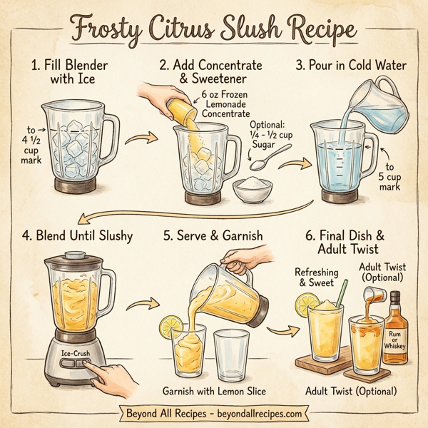 Frosty Citrus Slush instructions