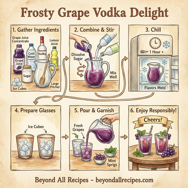 Frosty Grape Vodka Delight instructions