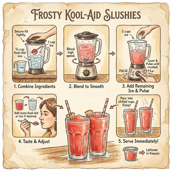 Frosty Kool-Aid Slushies instructions