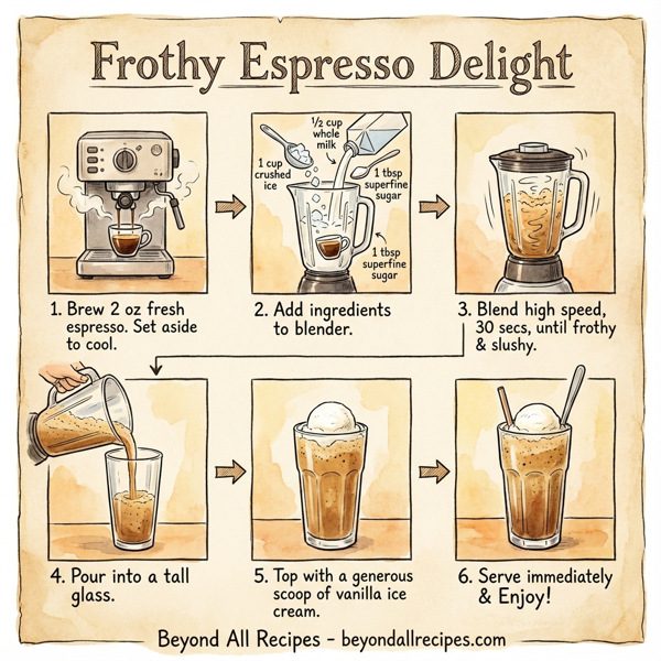 Frothy Espresso Delight instructions