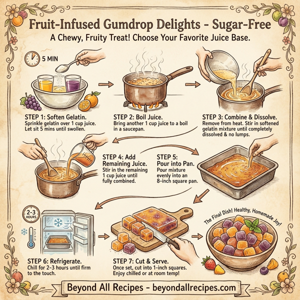 Fruit-Infused Gumdrop Delights - Sugar-Free instructions