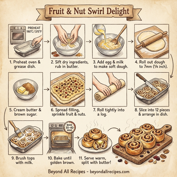 Fruit & Nut Swirl Delight instructions