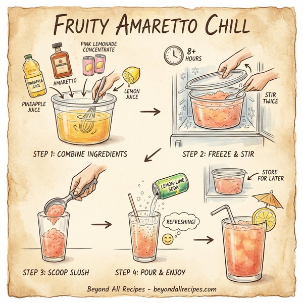 Fruity Amaretto Chill instructions