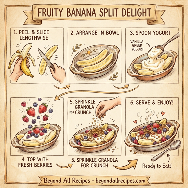 Fruity Banana Split Delight instructions
