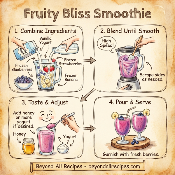 Fruity Bliss Smoothie instructions