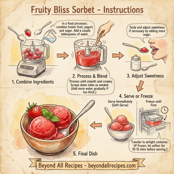 Fruity Bliss Sorbet instructions