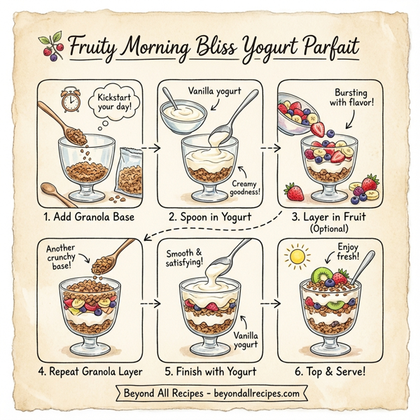 Fruity Morning Bliss Yogurt Parfait instructions