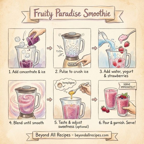 Fruity Paradise Smoothie instructions
