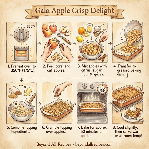 Gala Apple Crisp Delight instructions