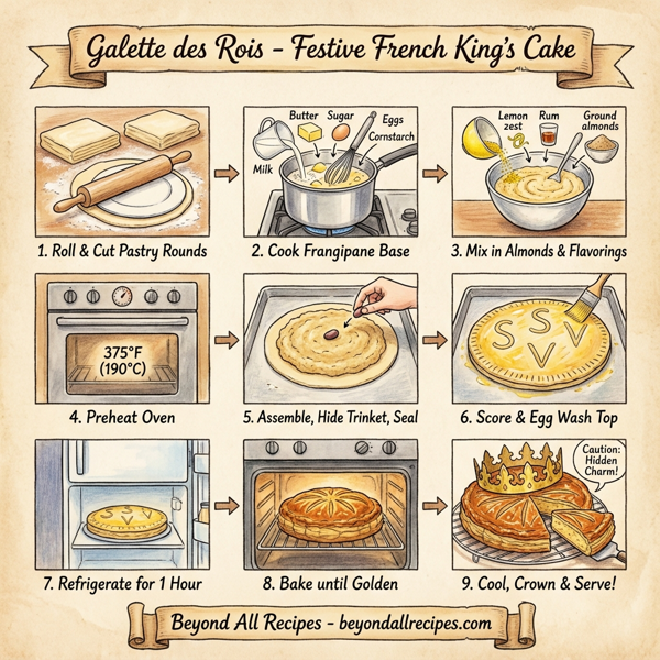 Galette des Rois - Festive French King's Cake instructions