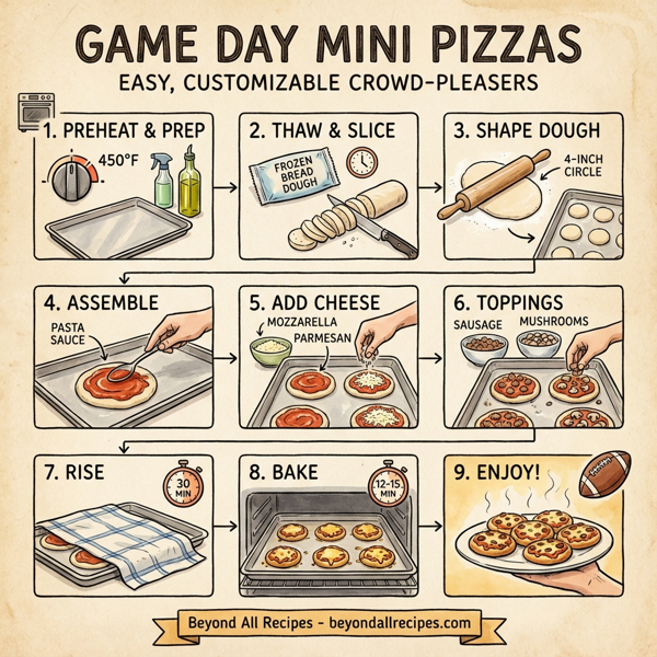 Game Day Mini Pizzas instructions